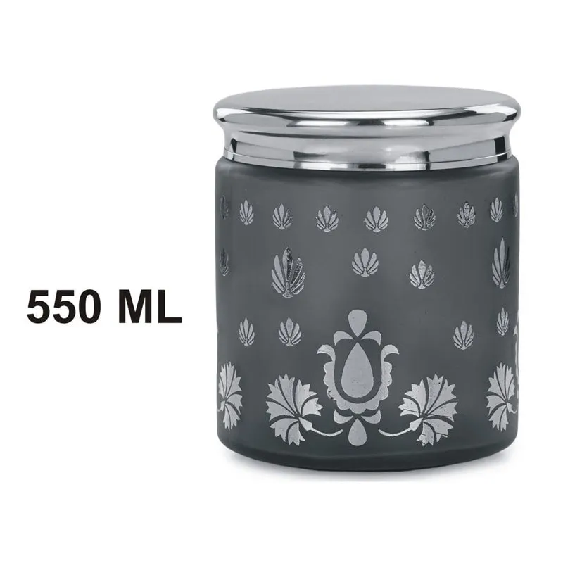 Indian Charm Glass Jar (550 mL Each) - Set Of Two media 5