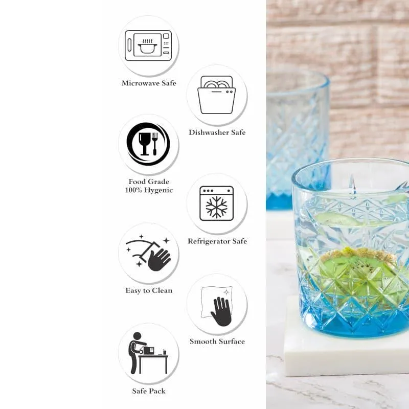 Pasabahce Billy Sky Whiskey Glass (345 mL) - Set Of Four media 7