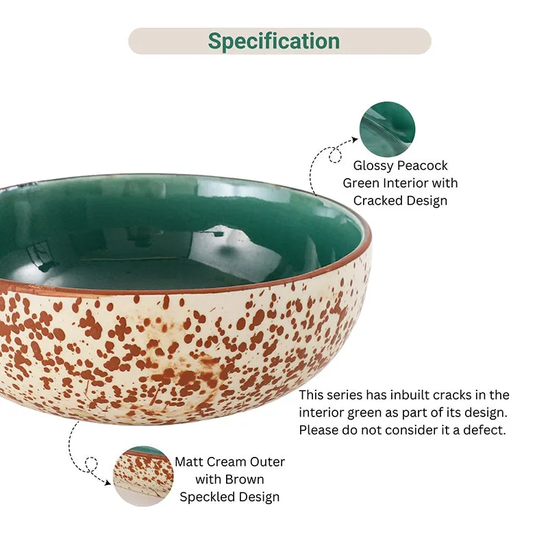 Cinnamon Swirls Ceramic Serving Bowl (1000mL)- Set Of Two media 4