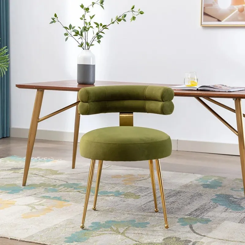 Velmora Metal Accent Chair - Green media 4