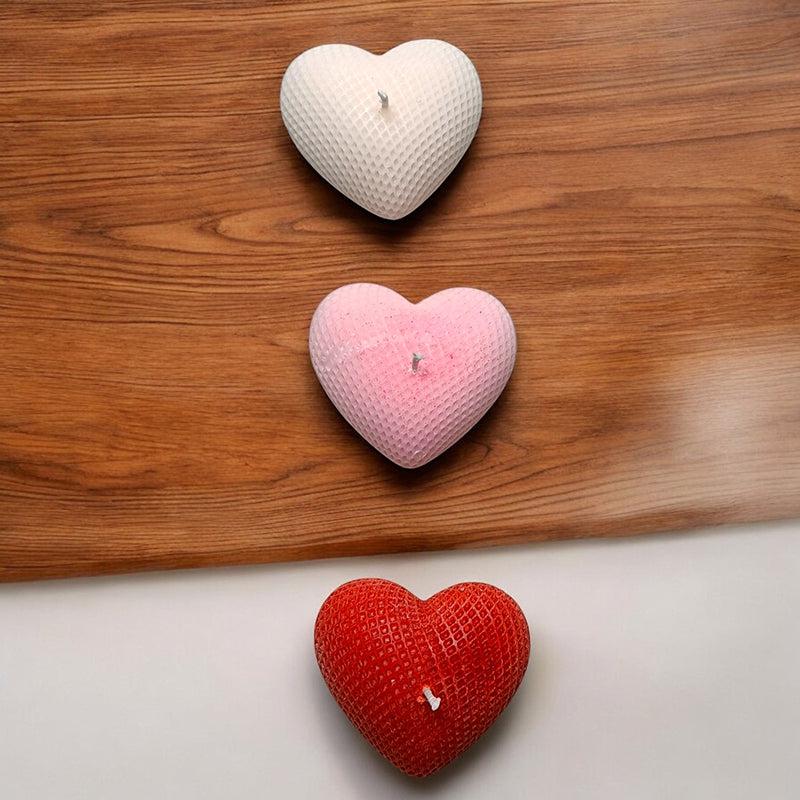 Tender Heart Rose Scented Soy Wax Candle - Set Of Three media 6