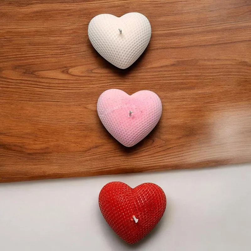 Tender Heart Rose Scented Soy Wax Candle - Set Of Three media 6