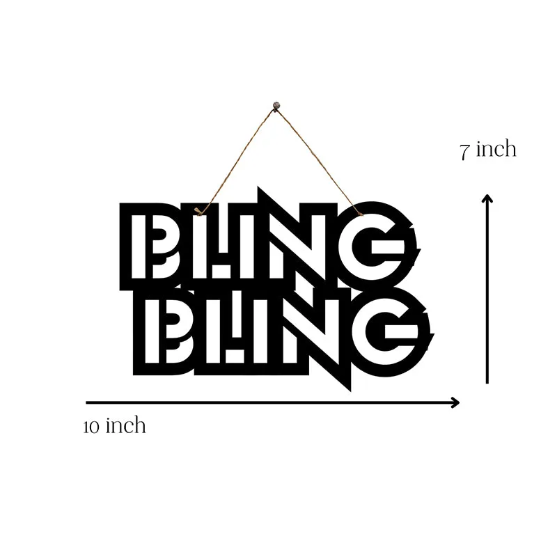 Bling Bling Mild Steel Wall Accent media 5