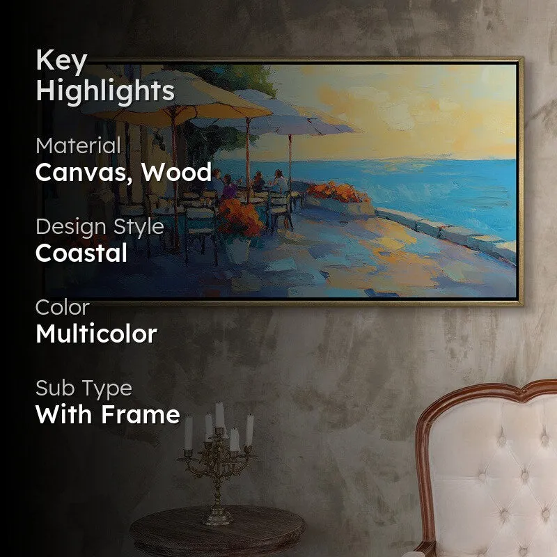 Azura Canvas Wall Painting With Frame media 2