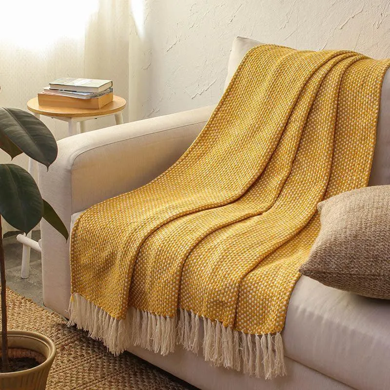 Vindhya Throw - Yellow media 1