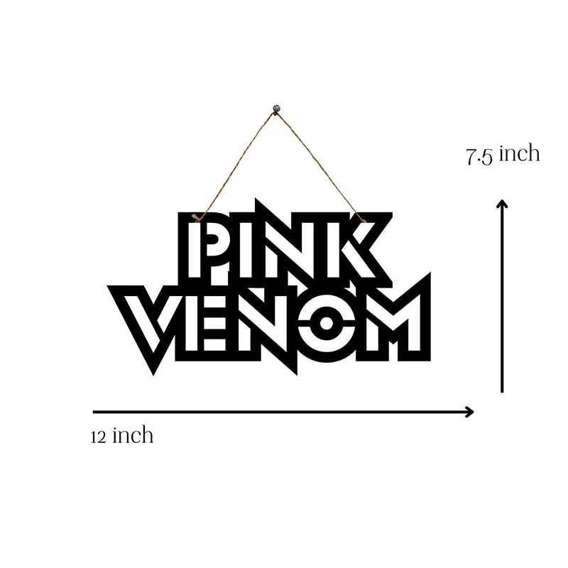 Pink Venom Mild Steel Wall Accent media 5