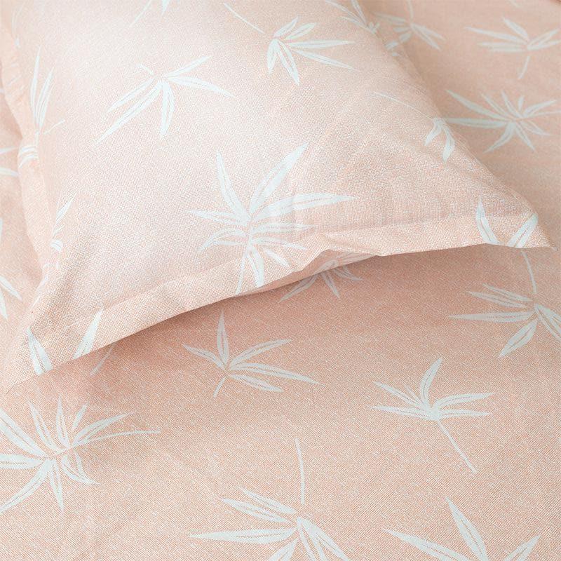 Neinia Printed Reversible Cotton Bedsheet (Grey,Peach) - 170 TC media 4