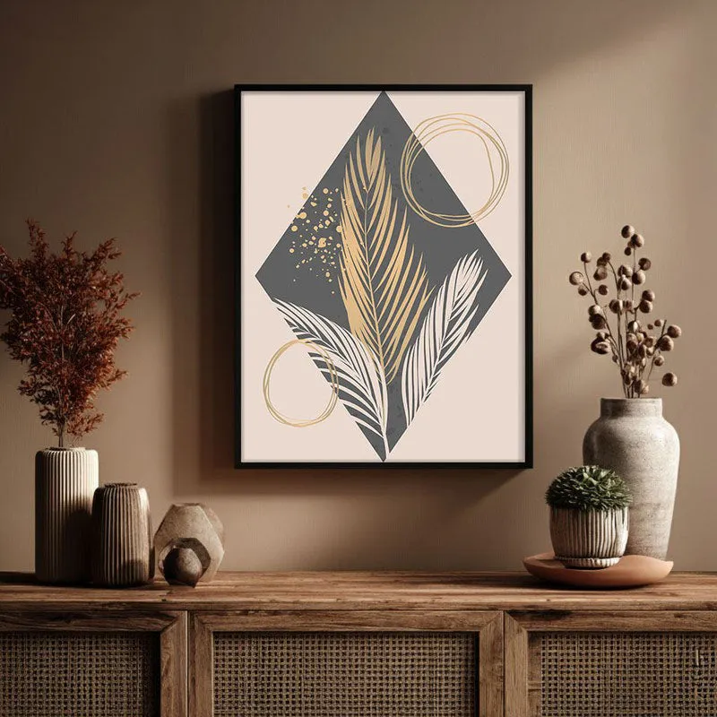 Botanic Bloomscape Archival Canvas Wall Art - Black Frame media 3