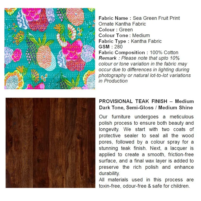 Gexon Sheesham Wooden Bench - Multicolor media 8