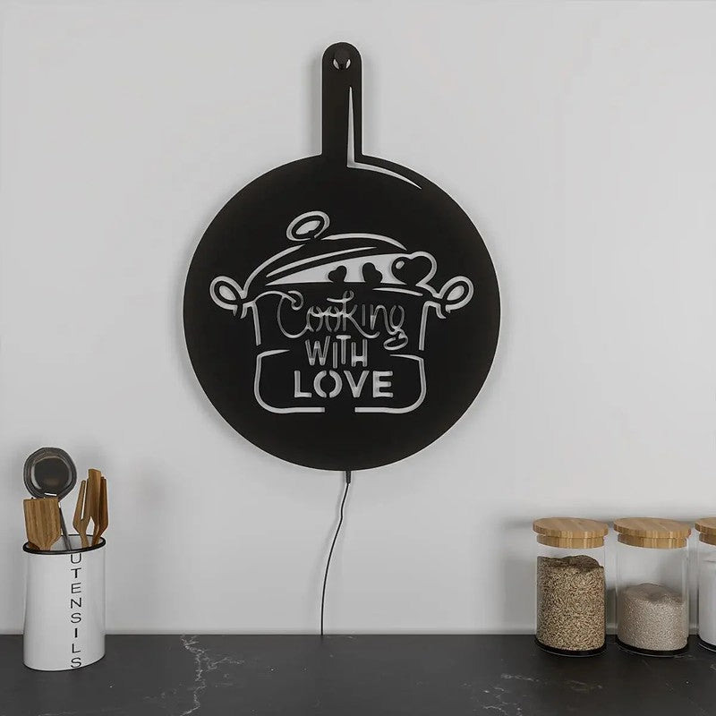 FlavorFrame Backlit MDF Wall Accent media 3