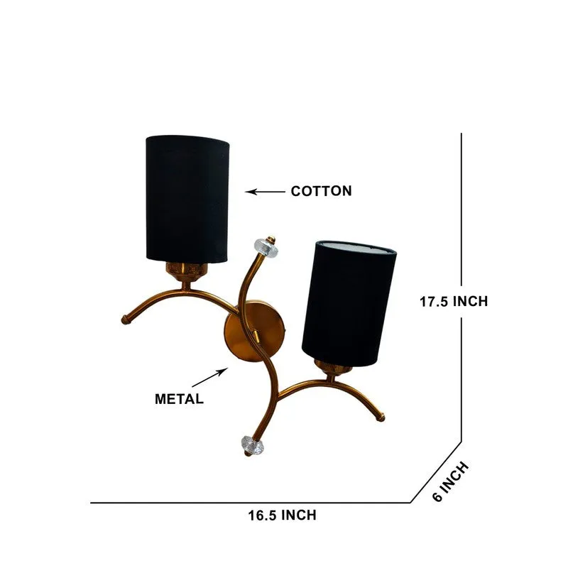 LumiBranch Dual Cotton Wall Lamp - Black media 7