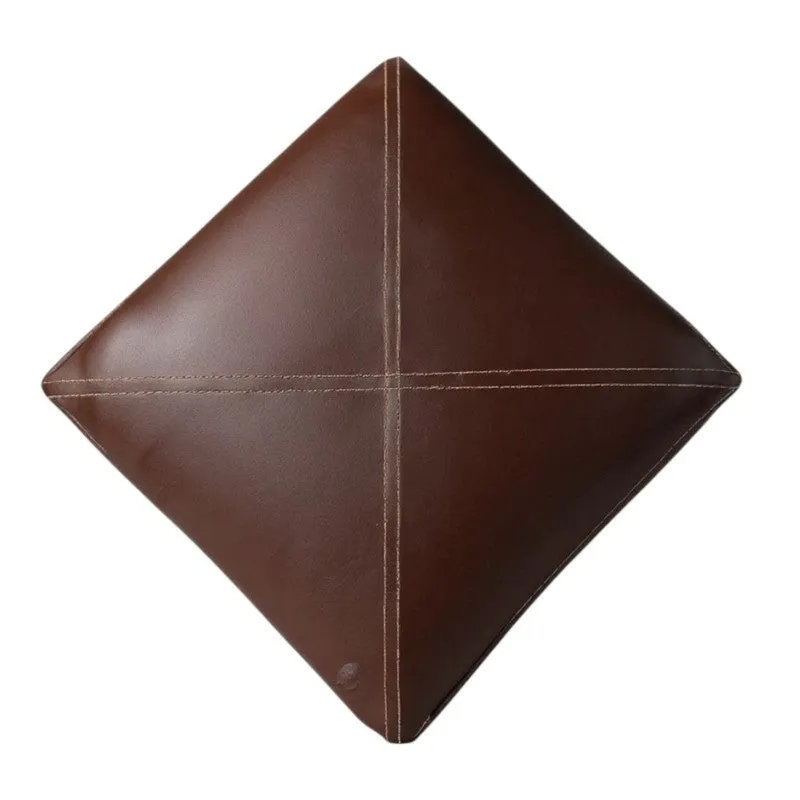 Lrixon Pine Wood Pouffe (Brown) - Set Of Two media 6
