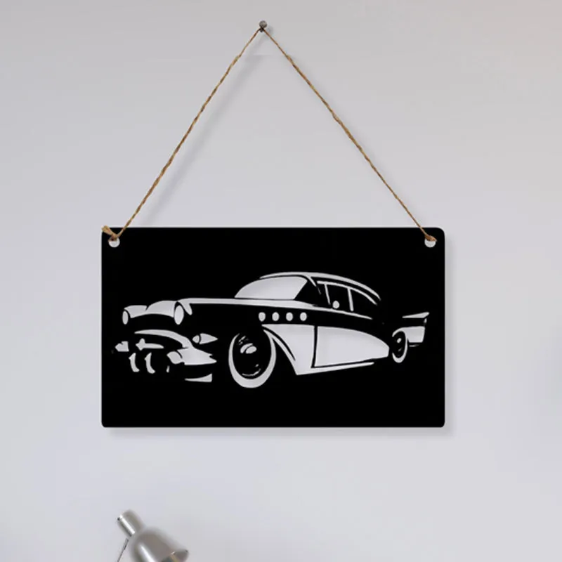 Car Silhouette II Iron Wall Accent media 3