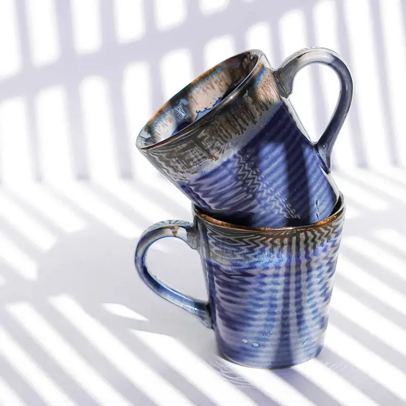 Halmi Ceramic Tea Cup (240 mL Each) - Set of Two media 1