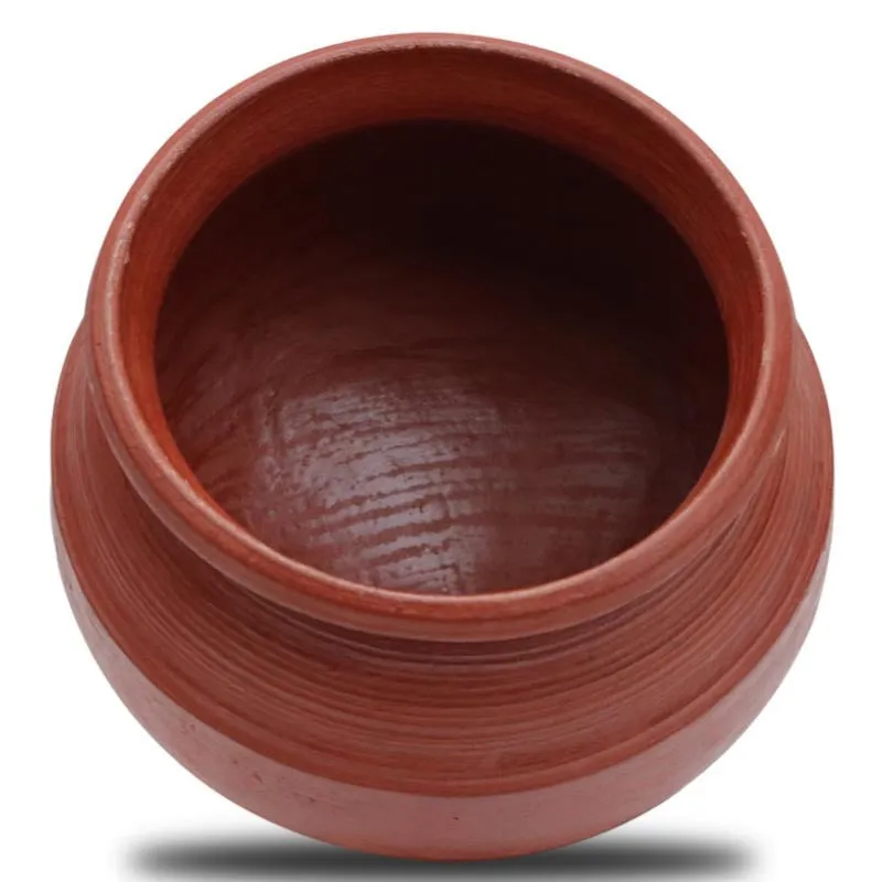 Kalikasan Rice Clay Pot With Lid Brown 3000 mL / 9 Inches media 4