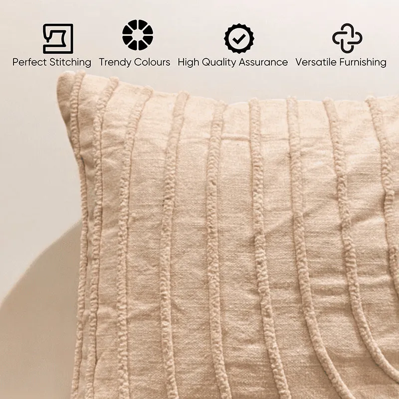 Peaks & Valleys Tufted Cushion Cover - Ivory media 4