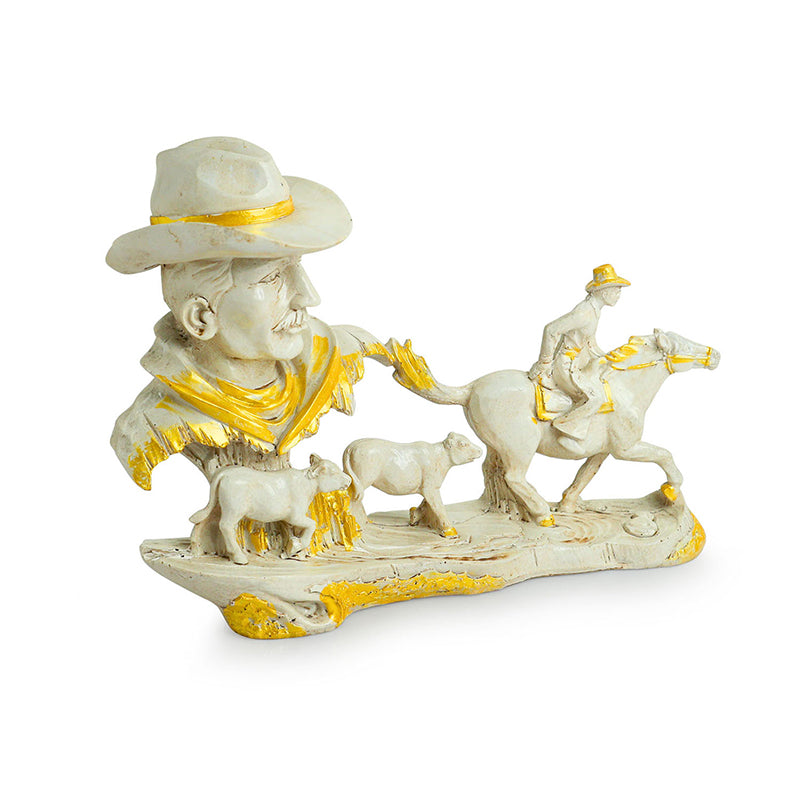Cowboy Life Resin Showpiece media 3