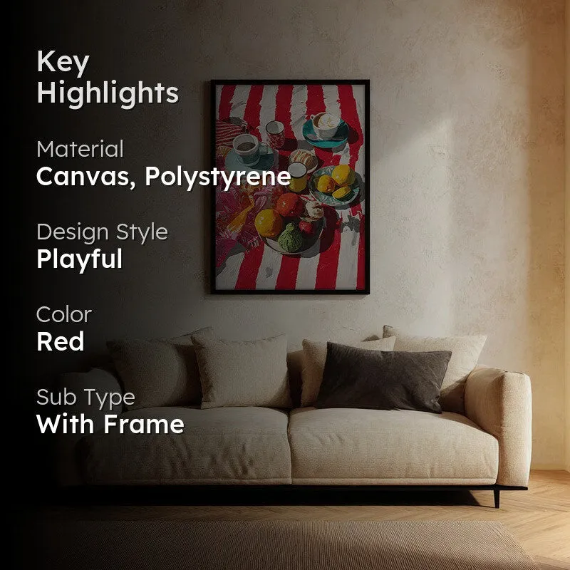Tableya Canvas Wall Painting With Black Frame media 2