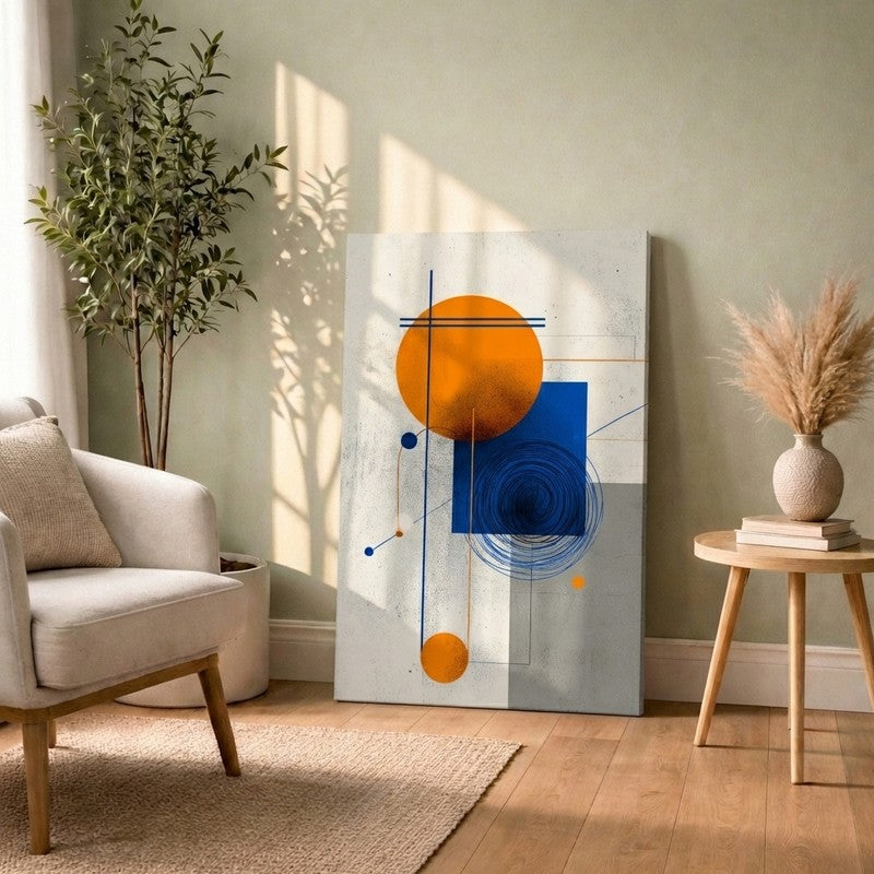 Modern Shape Harmony Canvas Wall Art