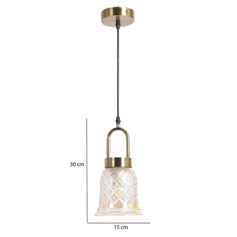 Auralis Texture Glass Ceiling Lamp media 8