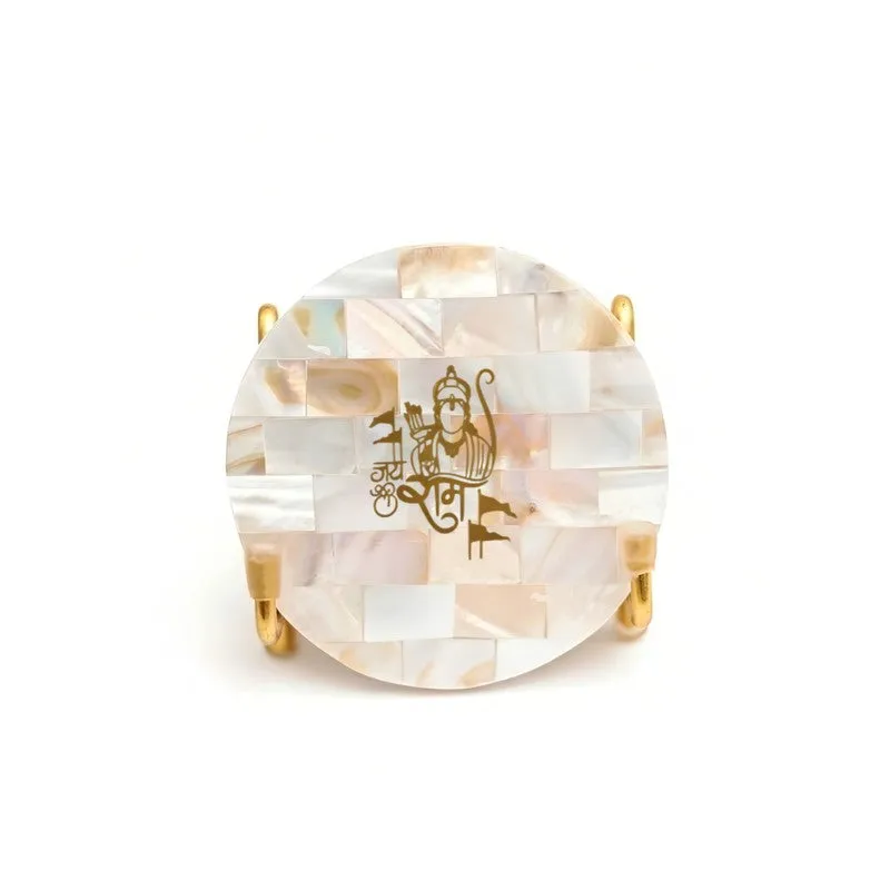 Jai Shree Ram Mother Of Pearl Religious Accent media 4