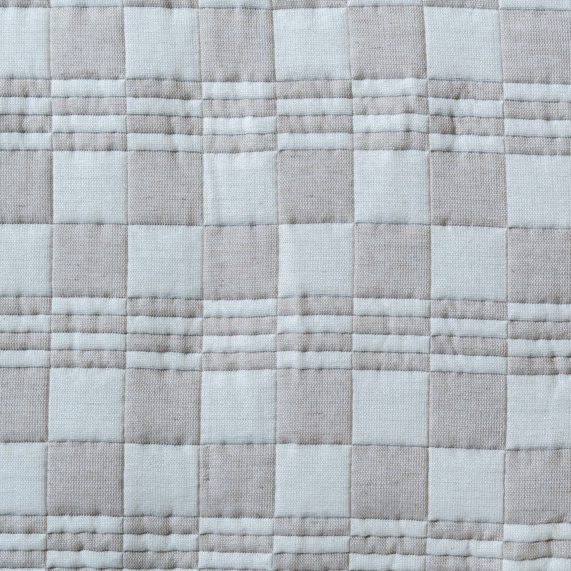 Ivory (Beige Checks Comforter) - Two Piece Set media 5