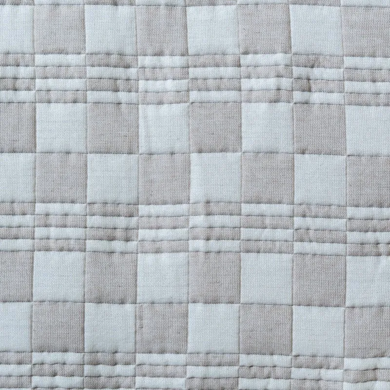 Ivory (Beige Checks Comforter) - Two Piece Set media 5