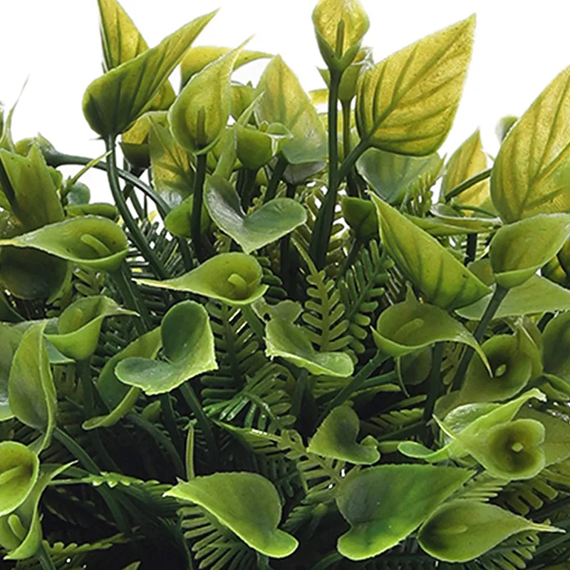 Harina Artificial Plant With Black Plastic Pot - Green media 4