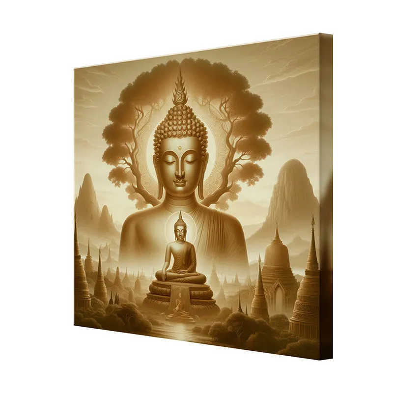 Sage of the Shakyas Wall Painting media 4