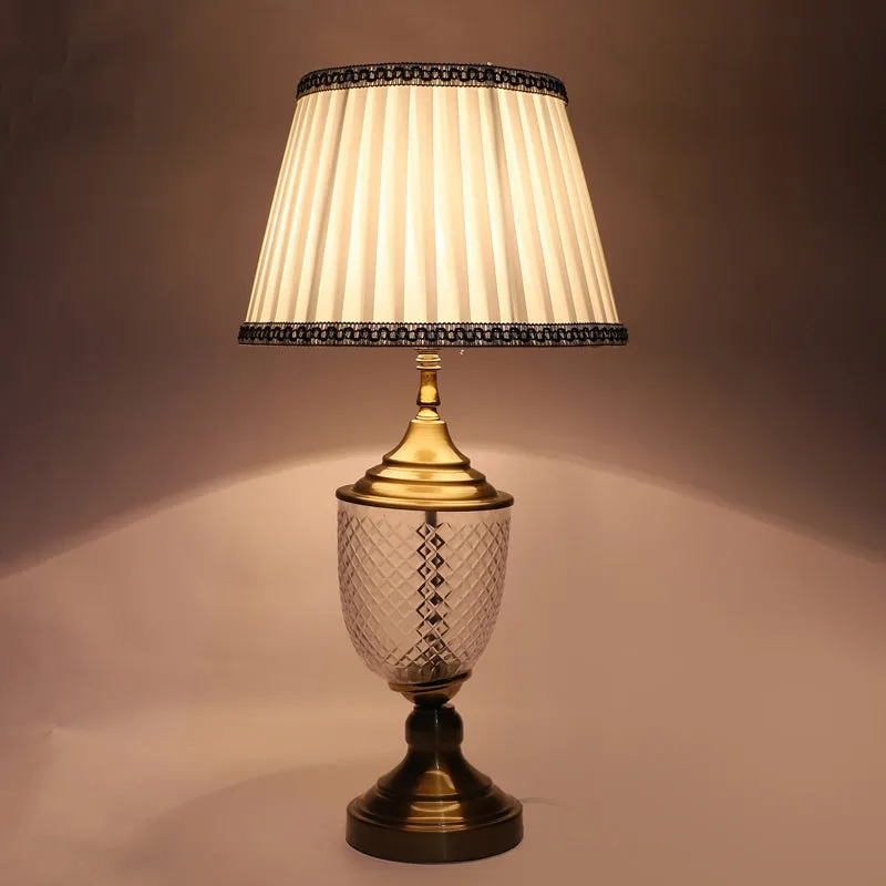 Axyle Glow Iron Table Lamp - White,Gold media 7