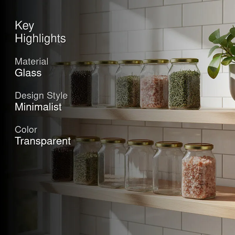 Maksim Storage Jar (200 mL Each) - Set Of Twelve media 2
