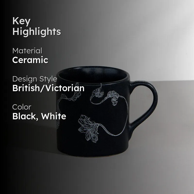 Casette Ceramic Coffee Mug (300 mL) - Black media 2