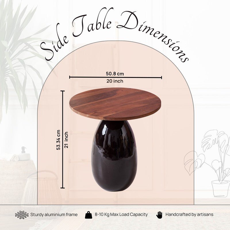 Caffeine Center Table - Brown,Black media 6