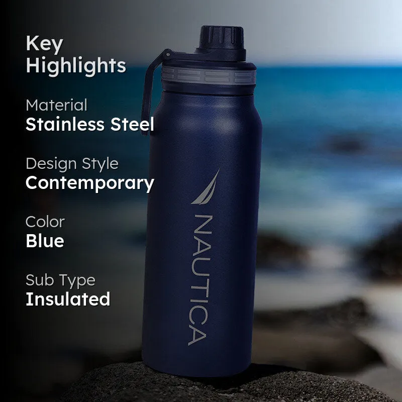 Nautica Hydra Meridian Insulated Stainless Steel Thermos (Dark Blue) - 750 mL media 2