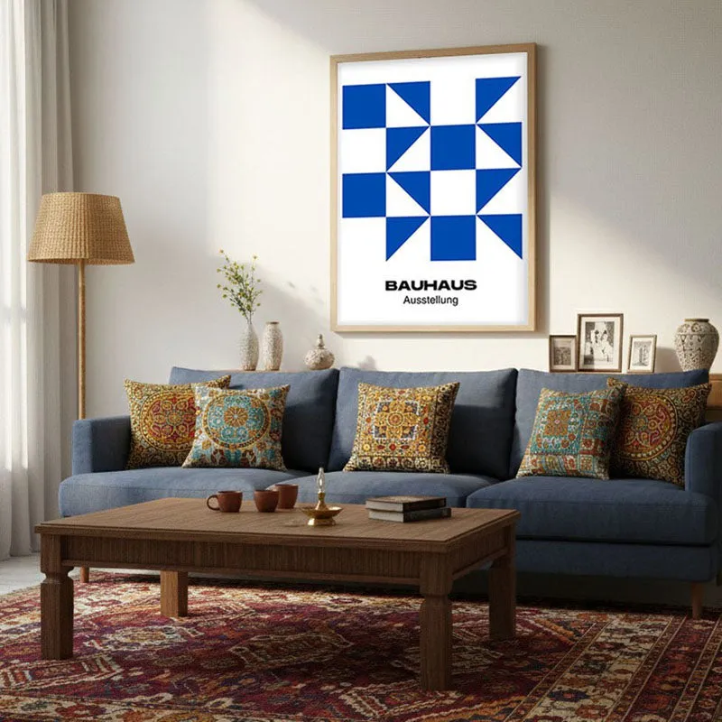 Ausstellung Archival Canvas Wall Art - Natural Brown Frame media 3