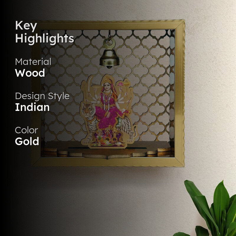 Maa Durga Wall Mounted Mandir media 2