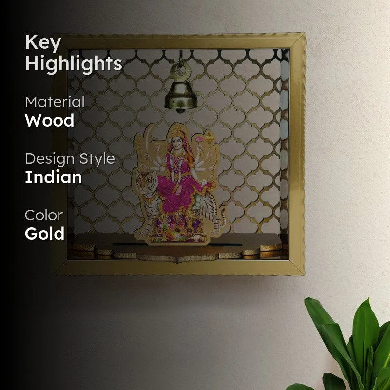 Maa Durga Wall Mounted Mandir media 2