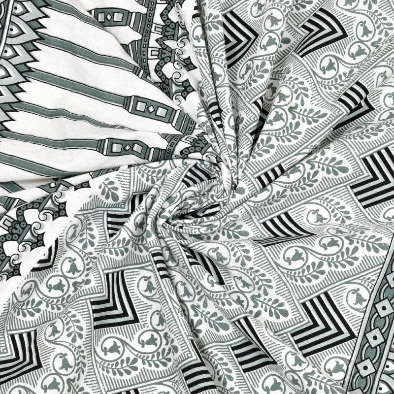 Lux-Raven Cotton Bedsheet (Green) - 260 TC media 3