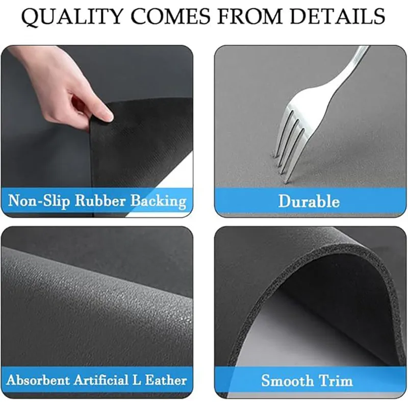 Bubbles & Green Dish Drying Mat media 7
