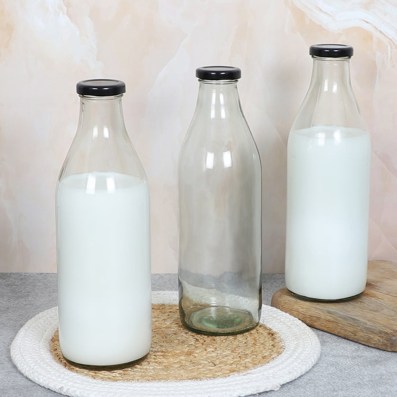 Juniper Milk Bottle (1000 mL Each) - Set Of Three