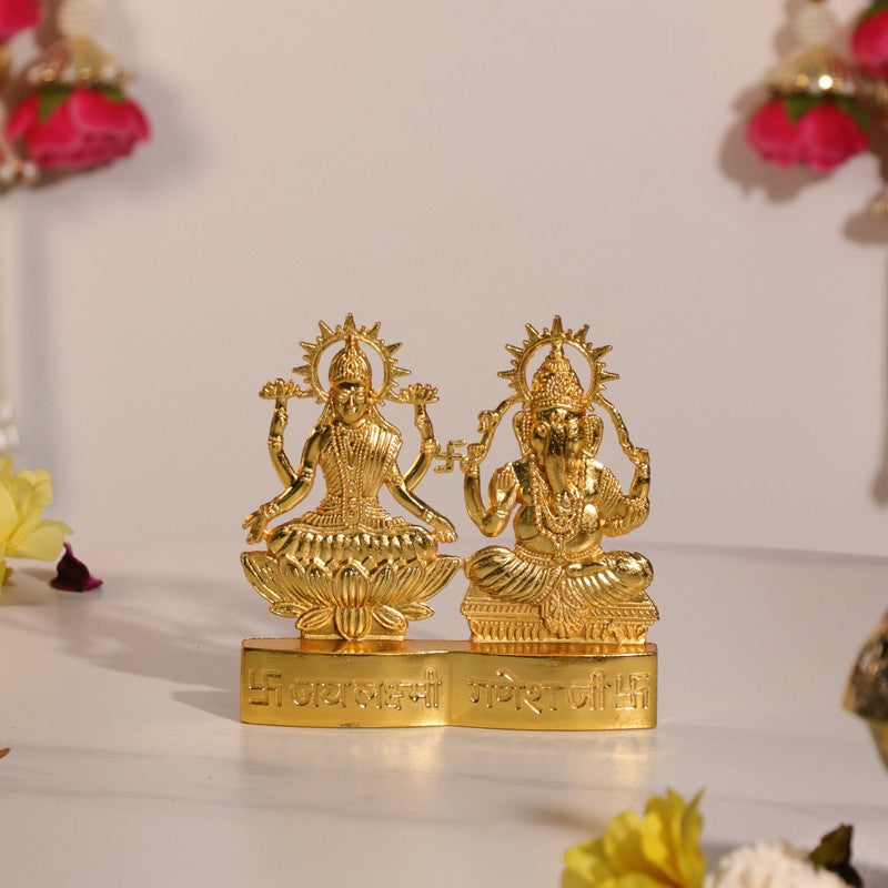 Triyana Golden Lakshmi Ganesh Idols & Sets