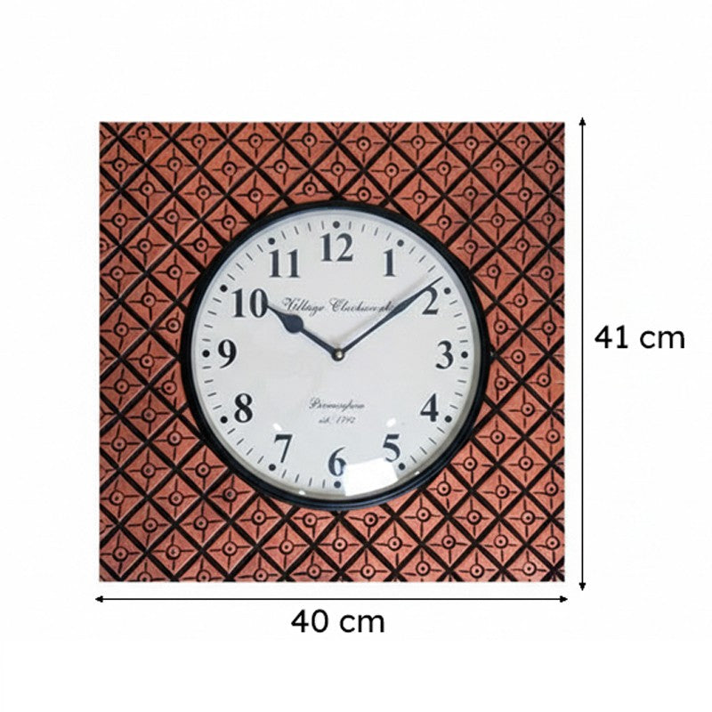 Calder Hand-Painted Wood Wall Clock media 6