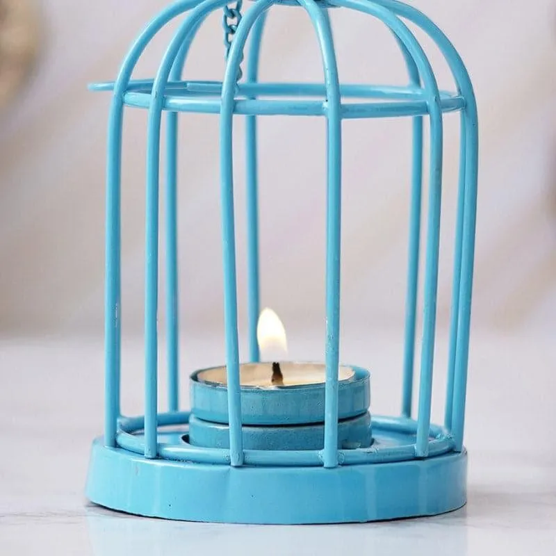 Bird Home Tealight Candle Holder - Blue media 4