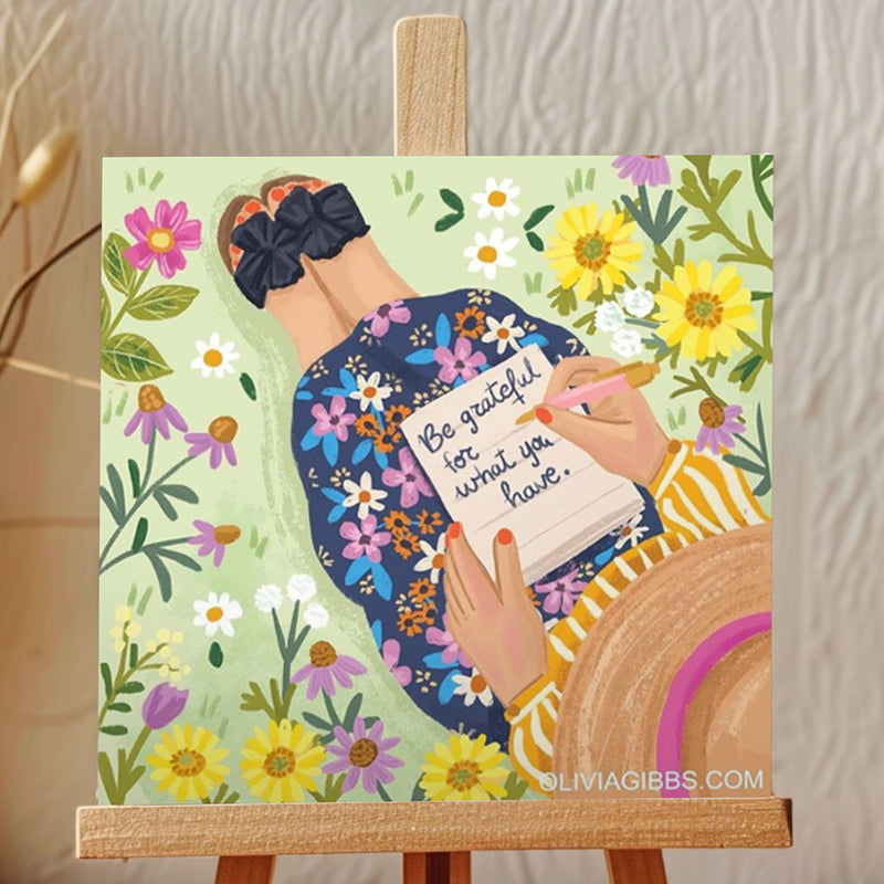 Grateful Canvas Showpiece