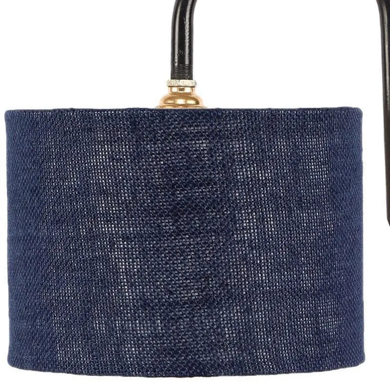 Flynn Arch Fabric Table Lamp - Blue,Black media 6