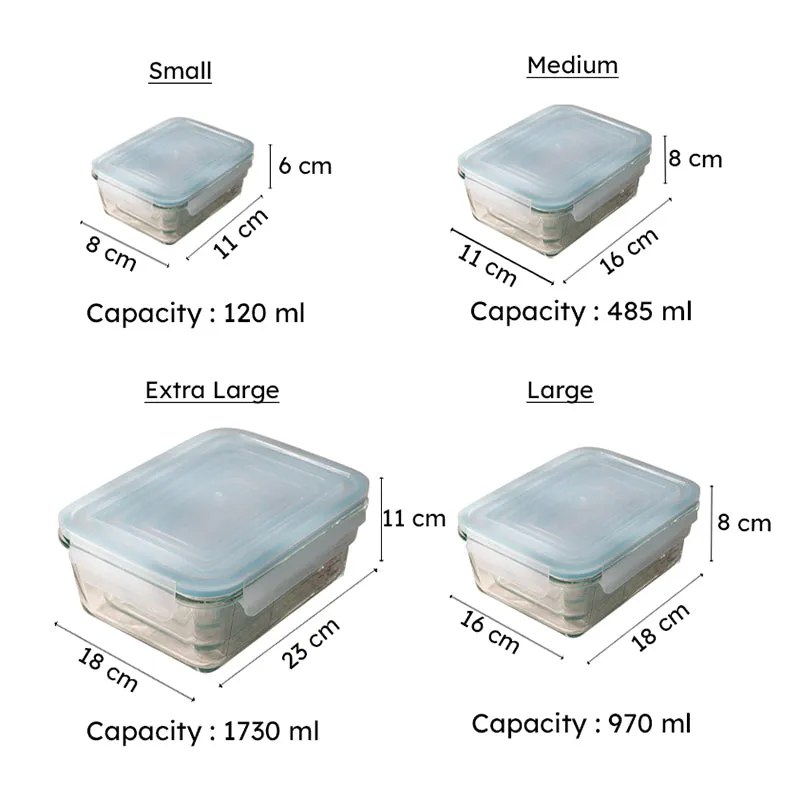 Fisara Transparent Storage Container - Set Of Four media 8