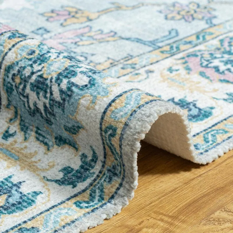 Fayla Hand Woven & Printed Cotton Dhurries media 5