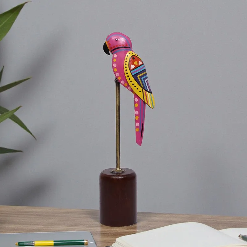 Boho Bird Metal Showpiece media 1