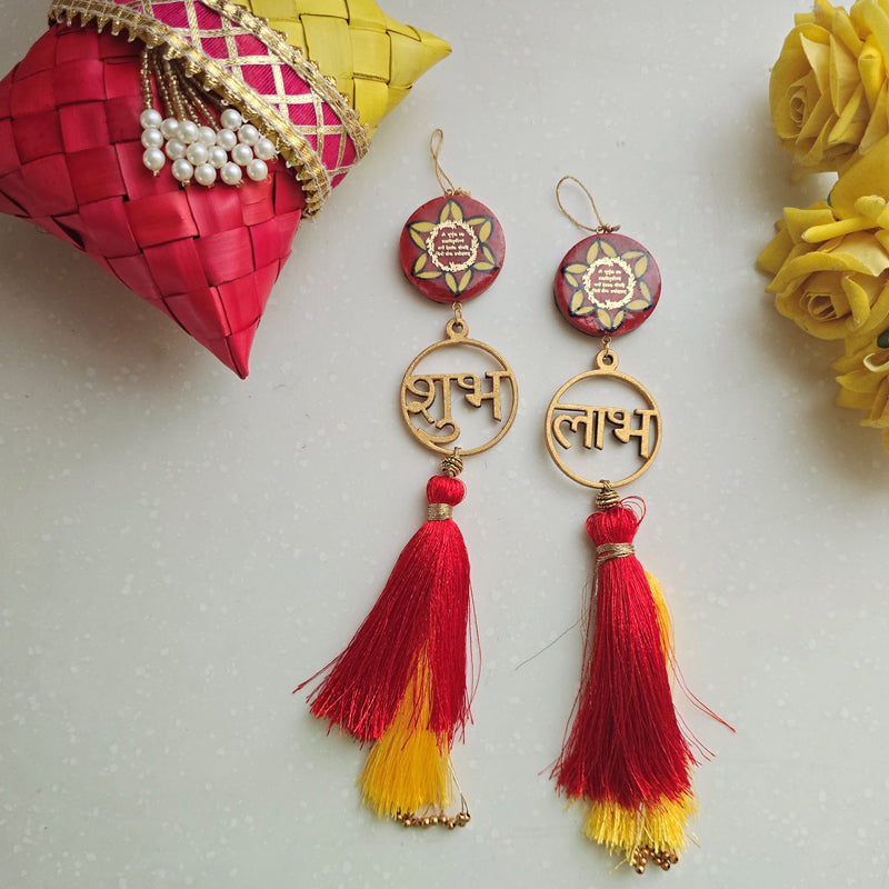 Shubh-Labh II Handcrafted Latkan - Set Of Two