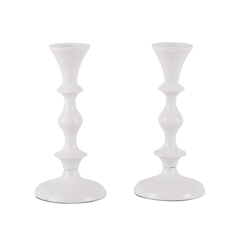 Morgera Candle Holder (White) - Set Of Two media 6
